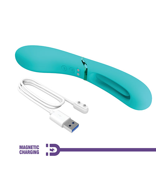 Pretty Love Romance Lexie Flapping G-Spot Massager, Aqua