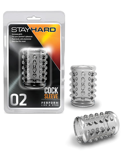 Blush Novelties BL-00202 Stay Hard Cock Sleeve 02, TPE, 2" L x 1.4" W