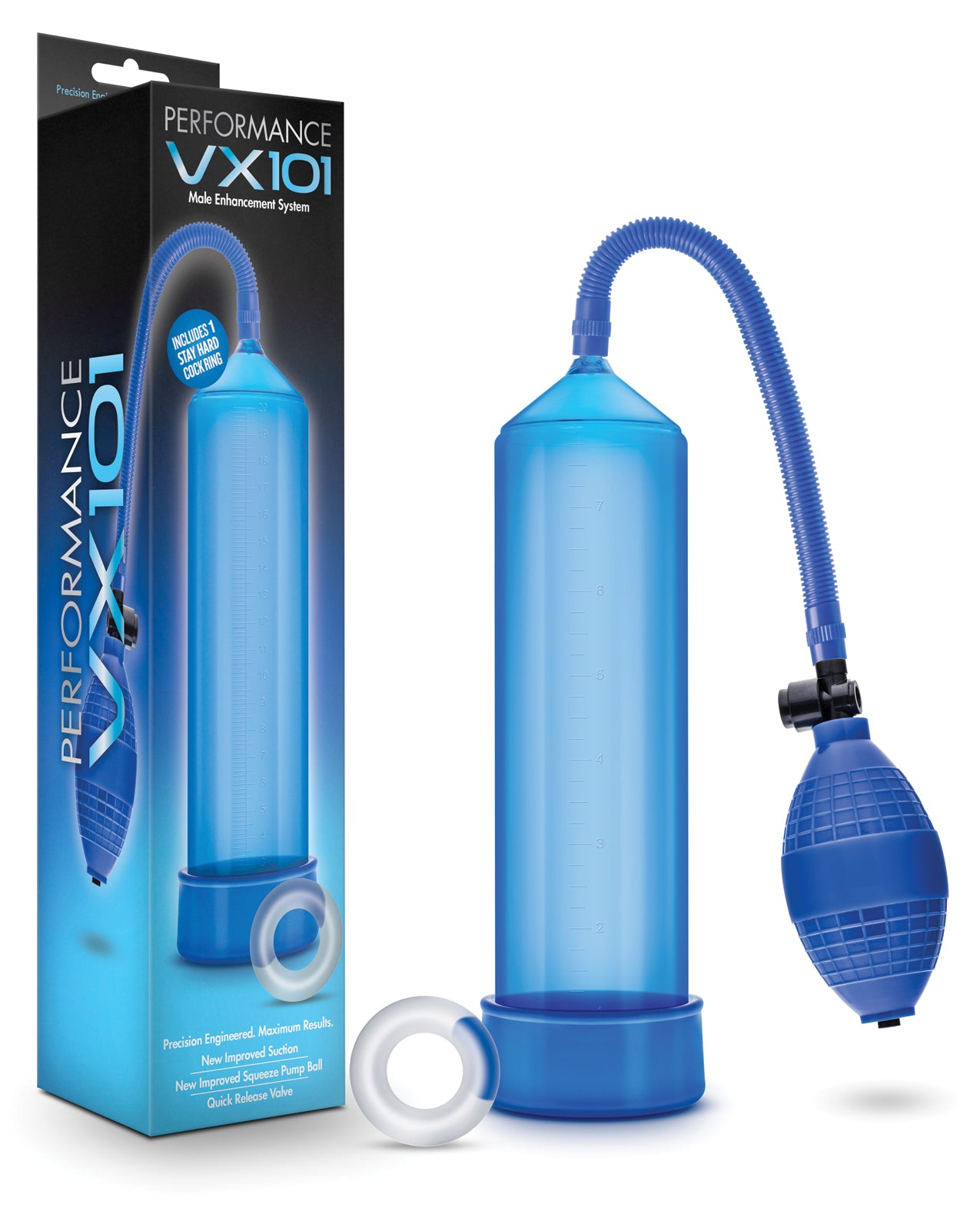 Blush Novelties BL-01102 Performance VX101 Male Enhancement Pump, Blue