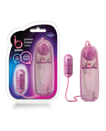 Blush Novelties BL-05510 Power Bullet Mini, Pink, Vibrating, Multi-speed
