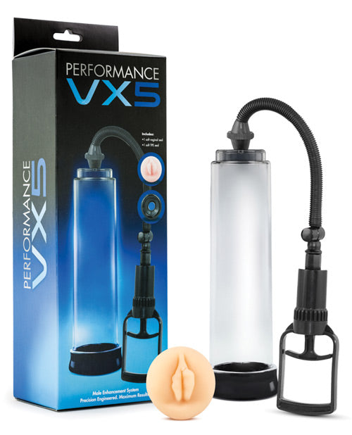 Blush Novelties BL-09037 Performance VX5 Pump, 9 Inch, Clear, IPX7