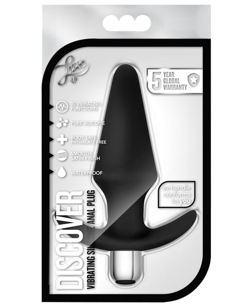 Blush Novelties BL-10585 Discover Anal Plug & Vibrating Bullet, Silicone