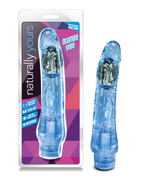 Blush Novelties BL-12012 Mambo Vibe, 9 Inch Veined TPE Waterproof