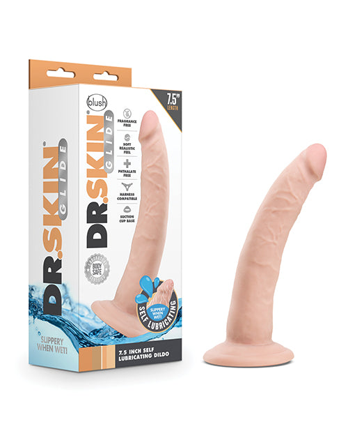 Blush Novelties BL-12724 Dr. Skin Glide Dildo, 7.5 Inch