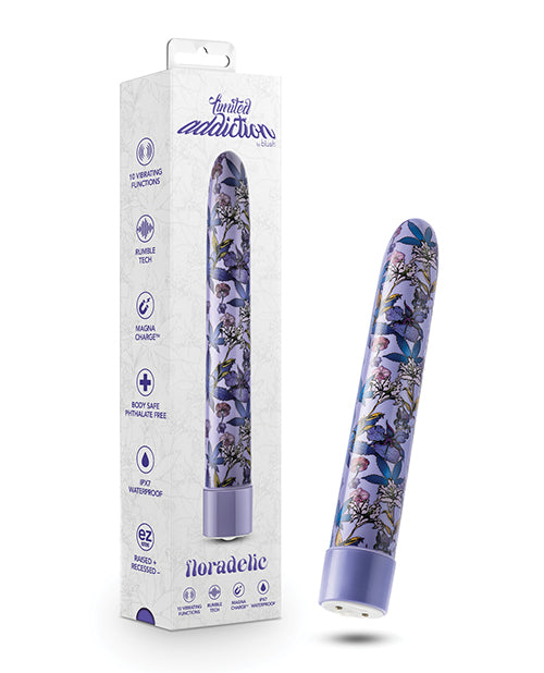 Blush novelties Floradelic Vibe, 7-Inch, Purple, 10 Settings