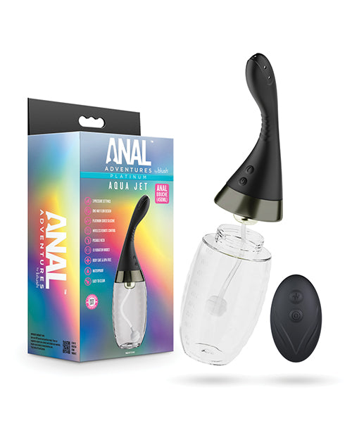 Blush Novelties BL-15095 Anal Adventures Aqua Jet, Black, 3-Speed Jet, IPX7
