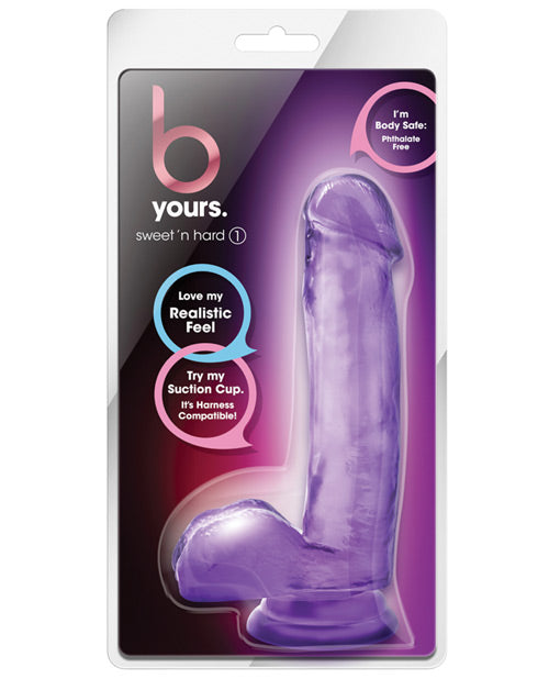 Blush Novelties BL-16421 Sweet n Hard 1 w/Suction Cup, 7-Inch, Purple