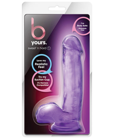 Blush Novelties BL-16421 Sweet n Hard 1 w/Suction Cup, 7-Inch, Purple
