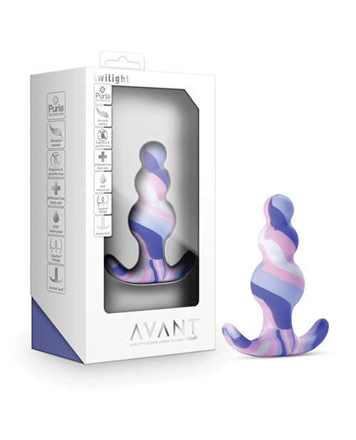 Blush Novelties BL-18510 Avant Twilight Silicone Plug, Blue
