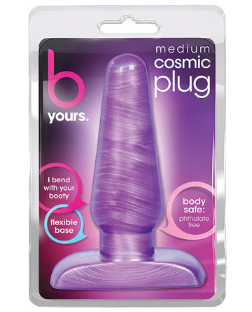 Blush Novelties BL-18701 Cosmic Plug Medium, Purple, 4.75" H, PVC