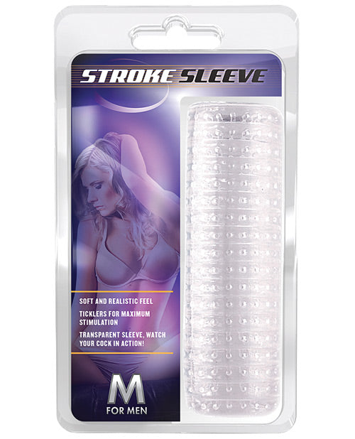 Blush Novelties BL-20125 Stroke Sleeve, 5.5-inch TPE Tickler