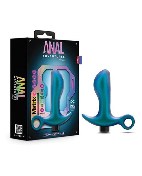 Blush Novelties BL-20602 Anal Adventures Plug, Violet Silicone Vibrator