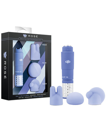 Blush Novelties BL-20811 Revitalize Vibrating Massage Kit, Periwinkle