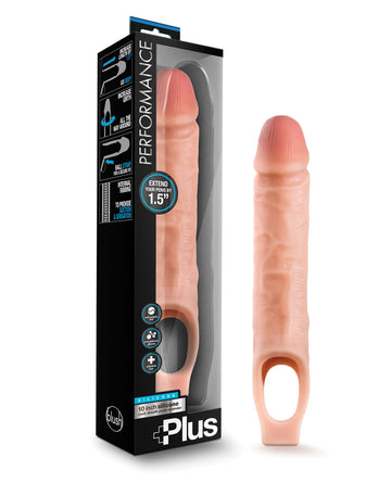 Blush Novelties BL-22593 10" Silicone Cock Sheath Penis Extender - Realistic