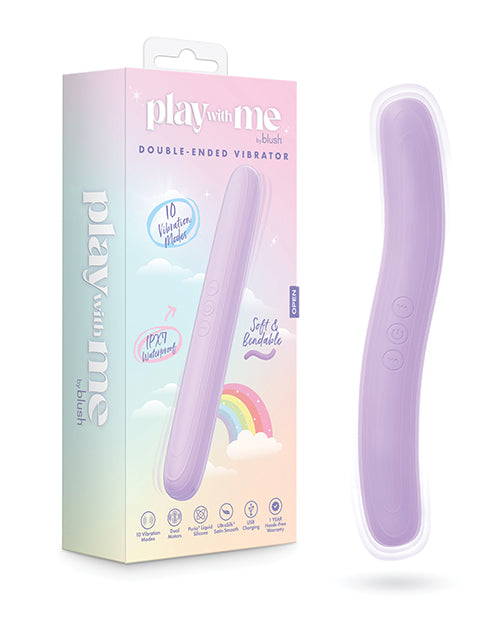 Blush Novelties BL-22611 Play With Me Double Ended Vibrator, Dual Motor