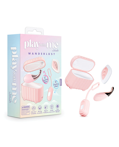 Blush Novelties BL-24520 Play With Me Wanderlust Set, Pink, USB Rechargeable