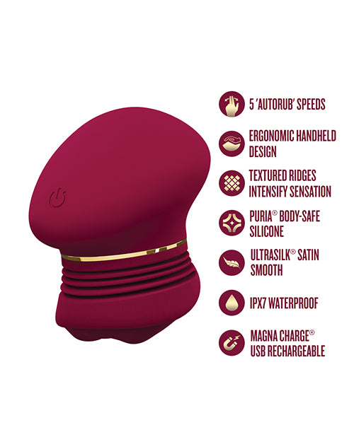 Blush Novelties Riana Clitoral Stimulator, Burgundy