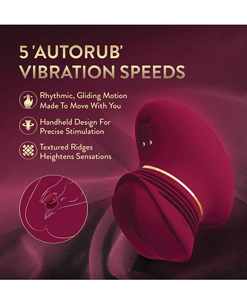 Blush Novelties Riana Clitoral Stimulator, Burgundy