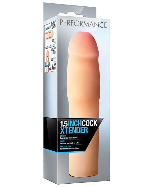 Blush Novelties BL-26293 Performance 1.5" Cock Xtender, Flesh Rubber