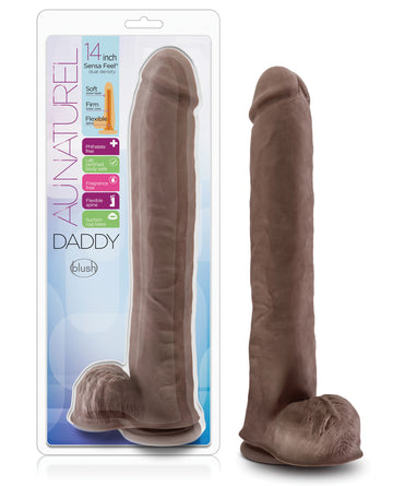 Blush Novelties BL-26646 Daddy 14" Dual Density Dong w/ Suction Cup, TPE