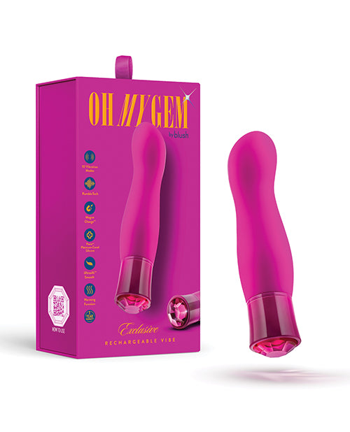 Blush Novelties BL-28401 Oh My Gem Exclusive Vibrator, Heating, 107°F, Silicone