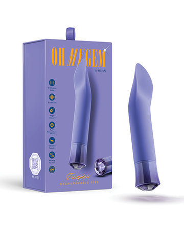 Blush Novelties BL-28501 Enrapture Tanzanite, Heating Vibrator, 107°F
