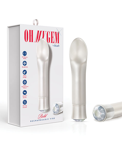 Blush Novelties BL-28504 Oh My Gem Bold Warming Vibe, Vibrating