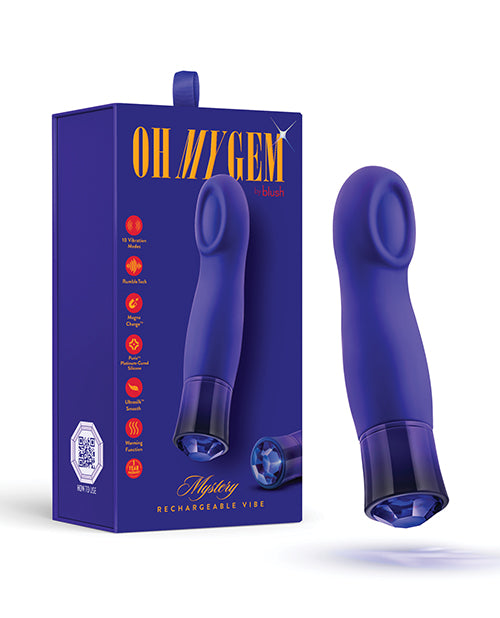 Blush Novelties BL-28702 Oh My Gem Mystery Warming Vibe - Sapphire