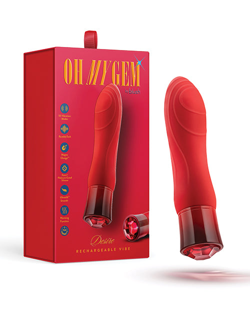 Blush Novelties BL-28808 Oh My Gem Ruby Warming Vibrator