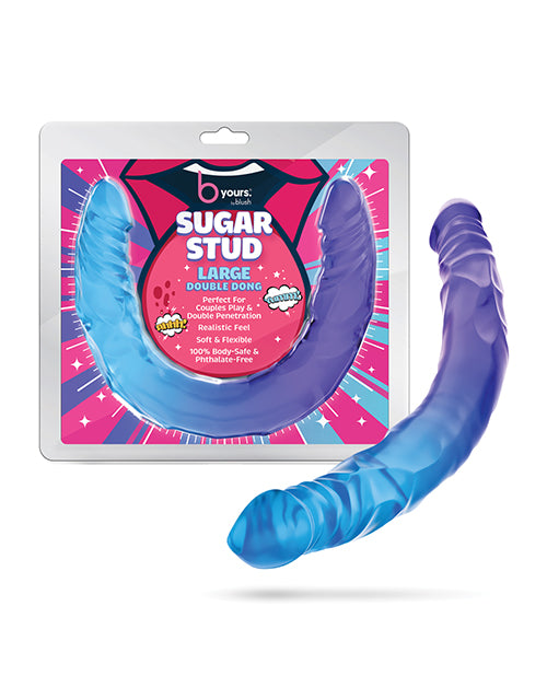 Blush Novelties BL-29760 B Yours 14" Large Double Dong, Multicolor PVC