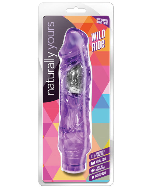 Blush Novelties BL-30151 Wild Ride Vibrator, Purple, TPE