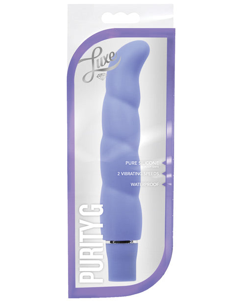 Blush Novelties BL-30523 Purity G Silicone Vibrator, Periwinkle