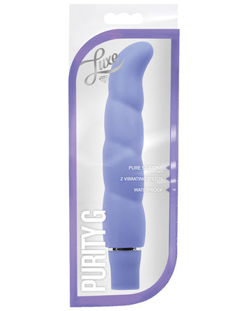 Blush Novelties BL-30523 Purity G Silicone Vibrator, Periwinkle