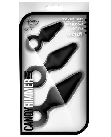 Blush Novelties BL-310185 Luxe Night Rimmer Kit, 3 Plugs, Vibrating Silicone