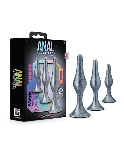 Blush Novelties BL-31212 Anal Adventures Matrix Plug Kit, 3 Sizes