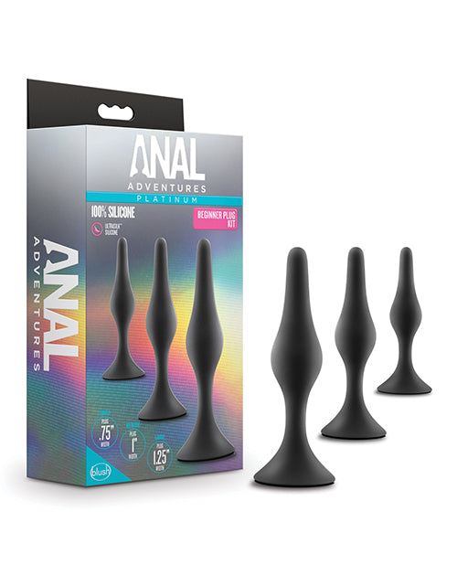 Blush Novelties BL-31265 Anal Adventures Platinum Silicone Beginner Plug Kit