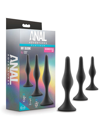 Blush Novelties BL-31265 Anal Adventures Platinum Silicone Beginner Plug Kit