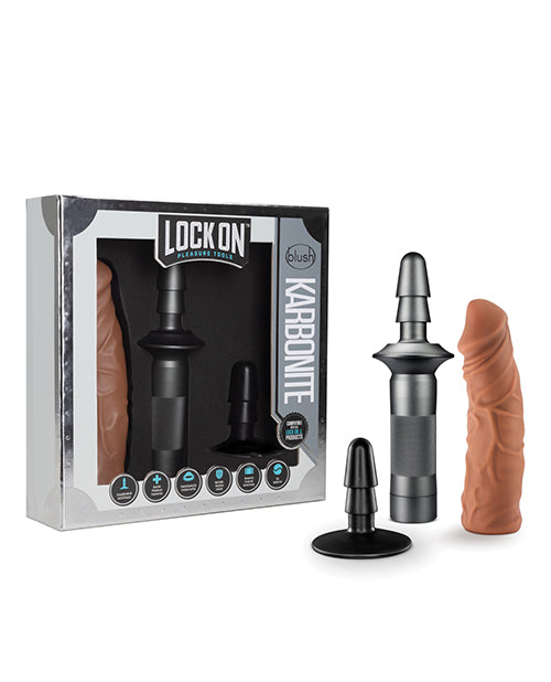 Blush Novelties BL-31277 Lock On Handle Kit, Karbonite, Brown