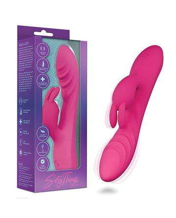 Blush Novelties BL-37210 Wild Lust Rabbit Vibrator, 10 Modes, Silicone