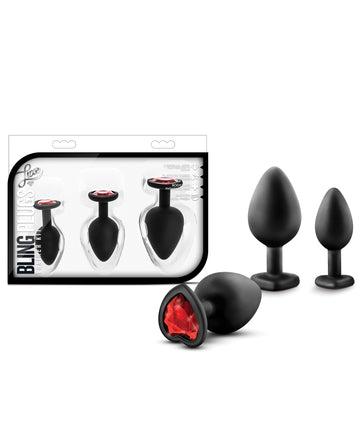 Blush Novelties BL-395825 Luxe Bling Plugs Training Kit, Black
