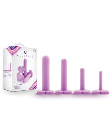 Blush Wellness Dilator Kit, UltraSilk® Platinum-Cured Silicone – 4-Piece Set