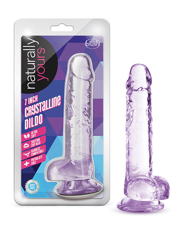 Blush Novelties BL-51601 Naturally Yours 7" Crystalline Dildo, TPE