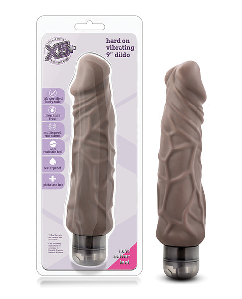 Blush Novelties BL-52206 X5 Plus Hard On Vibrating Dildo, 9" Length