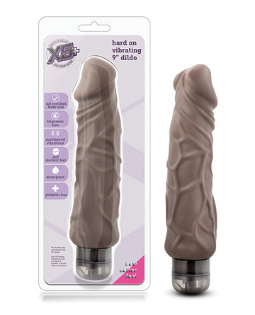 Blush Novelties BL-52206 X5 Plus Hard On Vibrating Dildo, 9" Length