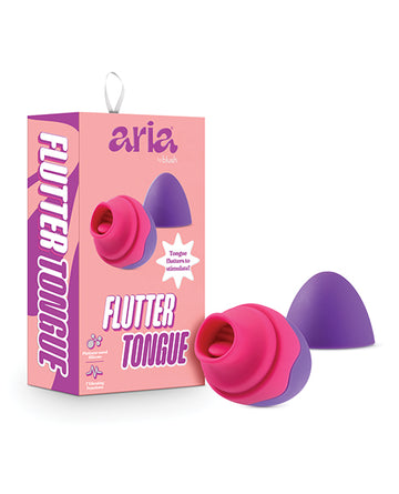 Blush Novelties BL-53101 Aria Flutter Tongue, Purple, 7 Vibration Modes