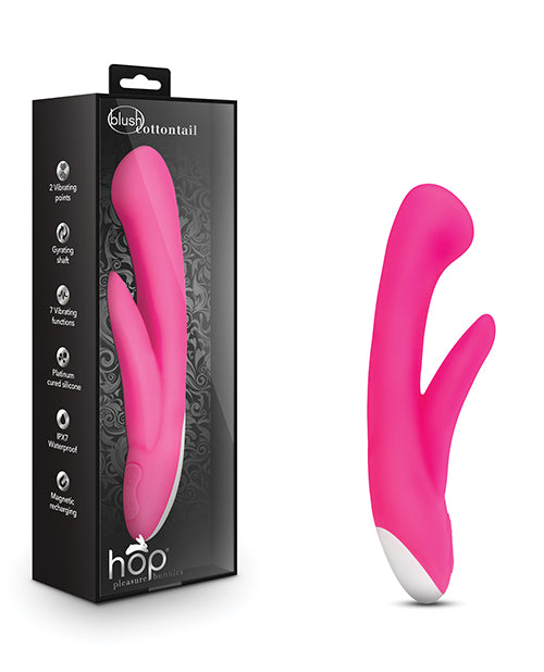 Blush Novelties BL-53611 Hop Cottontail Plus Vibrating Toy, Hot Pink