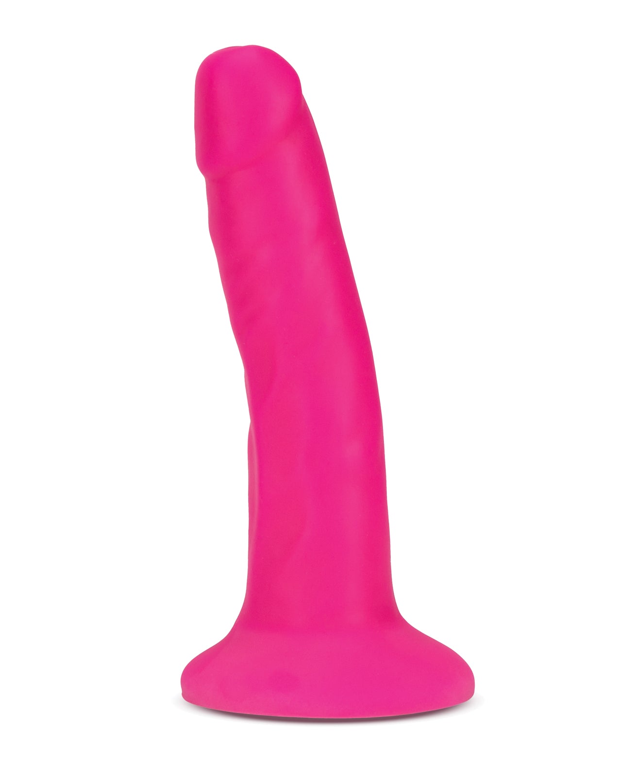 Blush Neo Elite 6 in. Dual Density Silicone Toy, Neon Pink