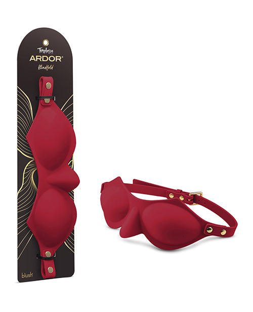 Blush Novelties BL-55538 Ardor Blindfold, Red Body-Safe Silicone