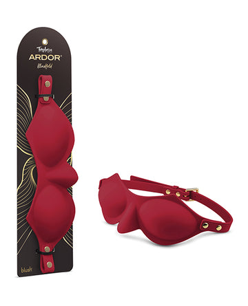 Blush Novelties BL-55538 Ardor Blindfold, Red Body-Safe Silicone