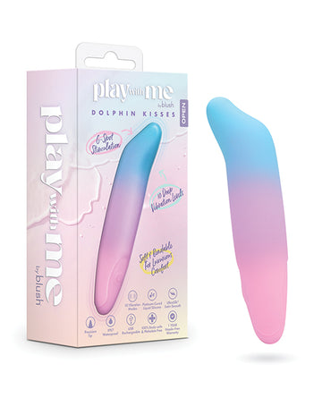 Blush Novelties BL-55800 Dolphin Kisses, 10-Mode, Silicone, IPX7 Waterproof